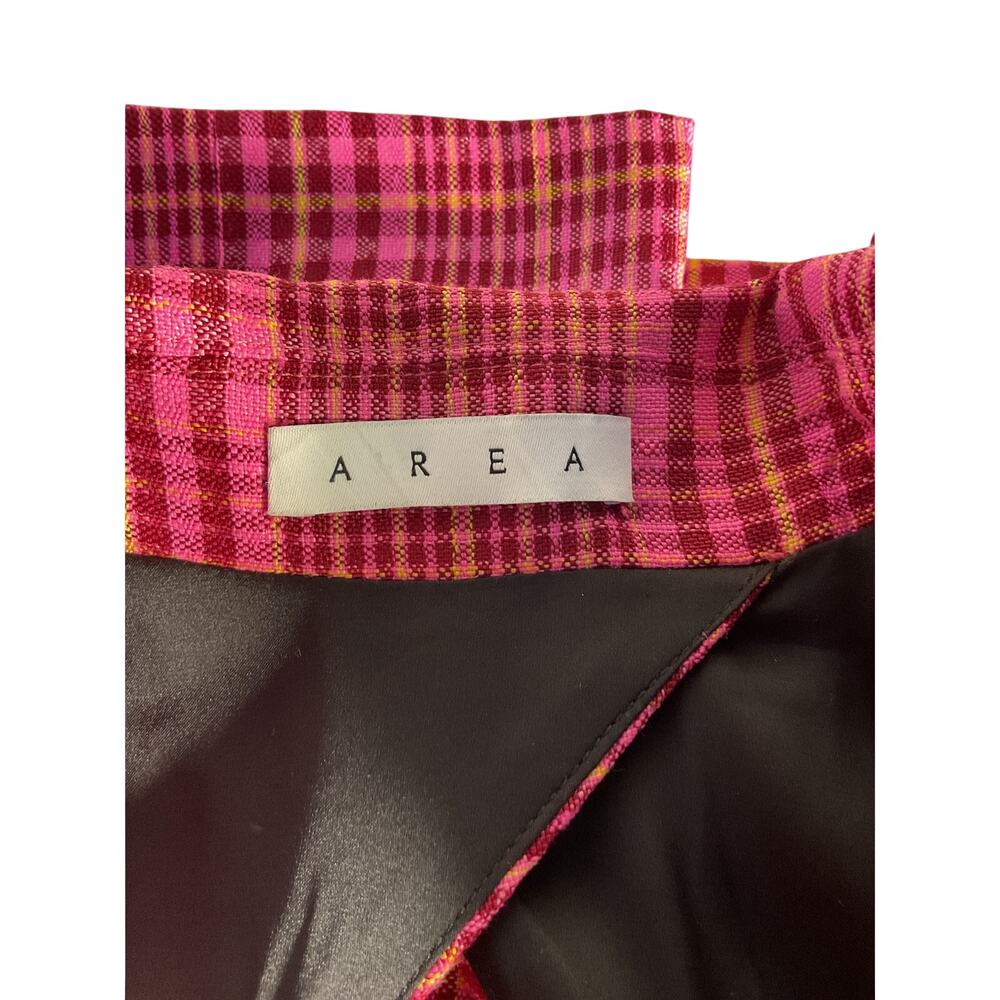 Area Tailored Pink Crystal Buckle Hourglass Blazer Size 2 - Picture 5 of 6